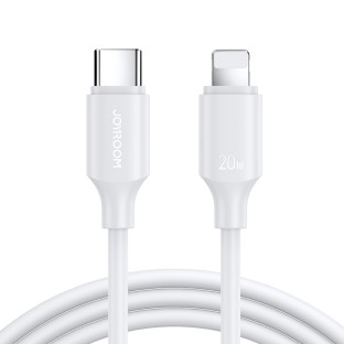 Joyroom 1m 20W USB-C vers Lightning Câble de chargement de données Blanc