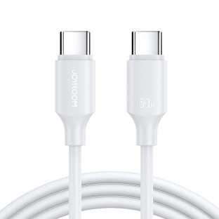 Joyroom 1m 60W USB-C to USB-C fast charging cable white