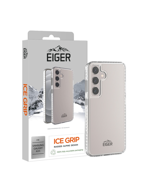 Galaxy A55. Ice Grip Case clear
