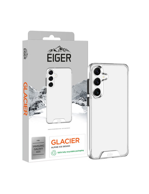 Galaxy A35. Glacier Case clear