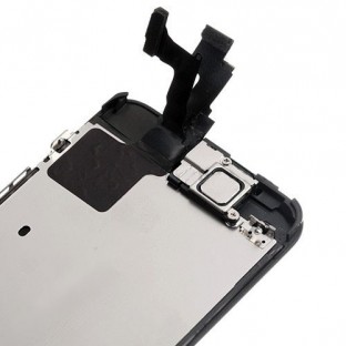 iPhone 5C LCD Digitizer Rahmen Komplettdisplay Schwarz Vormontiert