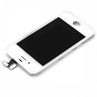 iPhone 4S LCD Digitizer Frame Replacement Display White (A1387, A1431)