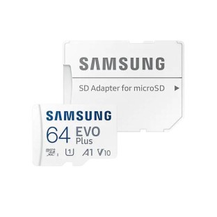 Scheda di memoria microSD Samsung da 64 GB, adattatore incluso