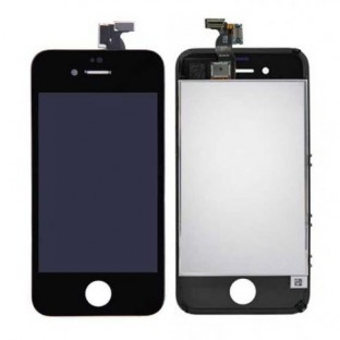 iPhone 4 LCD Digitizer Rahmen Ersatzdisplay Schwarz