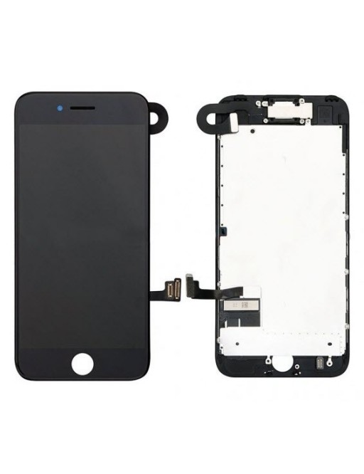 cadre complet du numériseur LCD de l'écran de l'iPhone 8 noir préassemblé (A1863, A1905, A1906)
