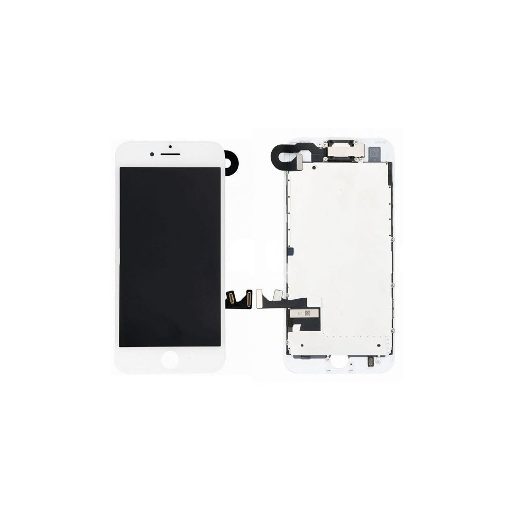 iPhone 8 LCD Digitizer Frame Display completo bianco preassemblato (A1863, A1905, A1906)