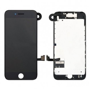 iPhone 8 Plus LCD Digitizer Rahmen Komplettdisplay Schwarz Vormontiert