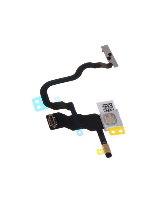 iPhone X Power Button Flex Cable + LED Flash + Upper Microphone (A1865, A1901, A1902)