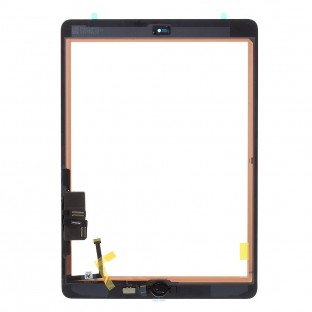 iPad 9.7 (2017) Touchscreen Glas Digitizer Weiss Vormontiert (A1822, A1823)