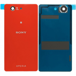 Sony Xperia Z3 Compact Backcover Backshell con adesivo rosso