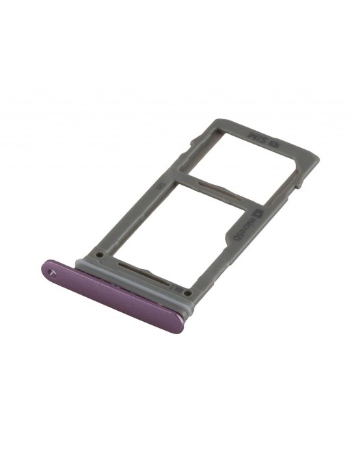 Samsung Galaxy S9 Plus / S9 Sim + Micro SD Tray Card Sled Adapter Purple
