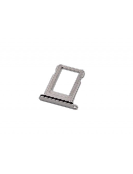 iPhone X Sim Tray Card Slider Adapter Blanc / Argent (A1865, A1901, A1902)