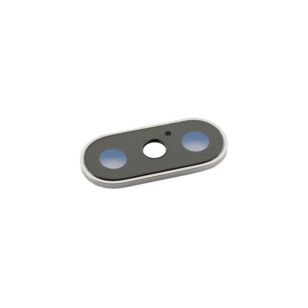 iPhone X lente doppia fotocamera per caso Backcover argento (A1865, A1901, A1902)