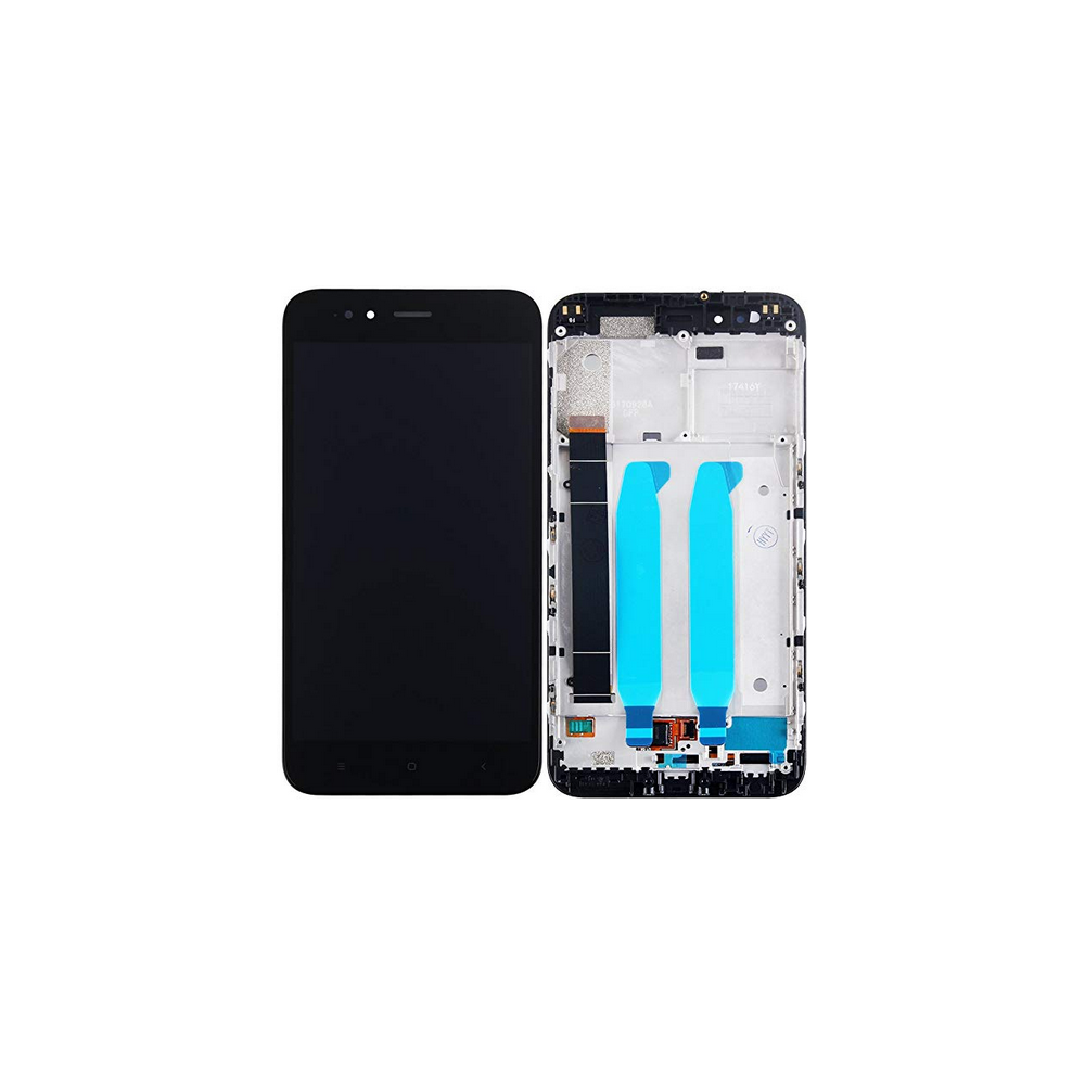 Xiaomi Mi A1 LCD Ersatzdisplay + Rahmen Vormontiert Schwarz