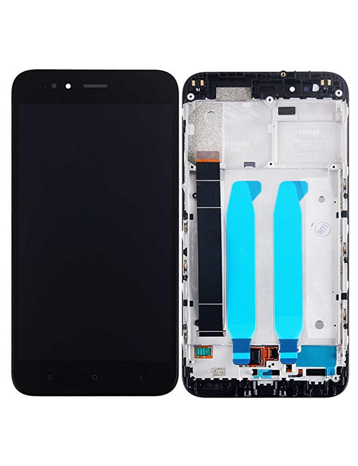 Xiaomi Mi A1 LCD sostituzione display + telaio preassemblato nero