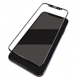 Eiger iPhone 11 Pro / Xs / X 3D Panzer Glas Display Schutzfolie mit Rahmen Schwarz (EGSP00524)