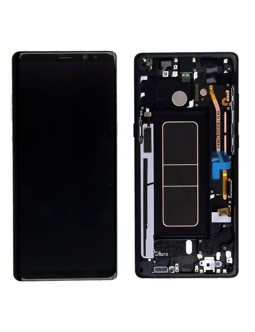 Samsung Galaxy Note 8 LCD digitalizzatore sostituzione display + telaio preassemblato nero