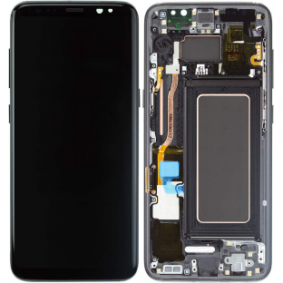 Samsung Galaxy S8 LCD digitalizzatore sostituzione display + telaio preassemblato nero