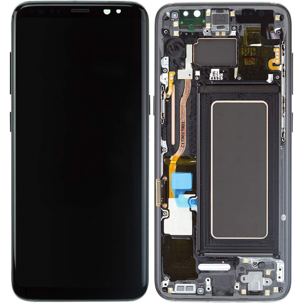 Samsung Galaxy S8 Plus LCD Digitizer Replacement Display + Frame Preassembled Noir