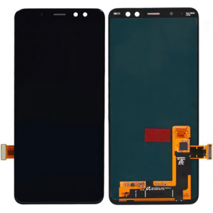 Samsung Galaxy A8 Plus (2018) LCD digitalizzatore frontale di sostituzione del display nero