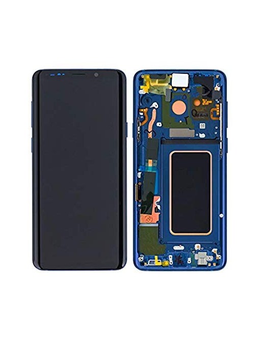 Samsung Galaxy S9 Plus LCD Digitizer Replacement Display + Frame Preassembled Blue
