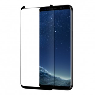Eiger Samsung Galaxy S8 3D Armor Glass Display Protector Film with Frame Black (EGSP00112)