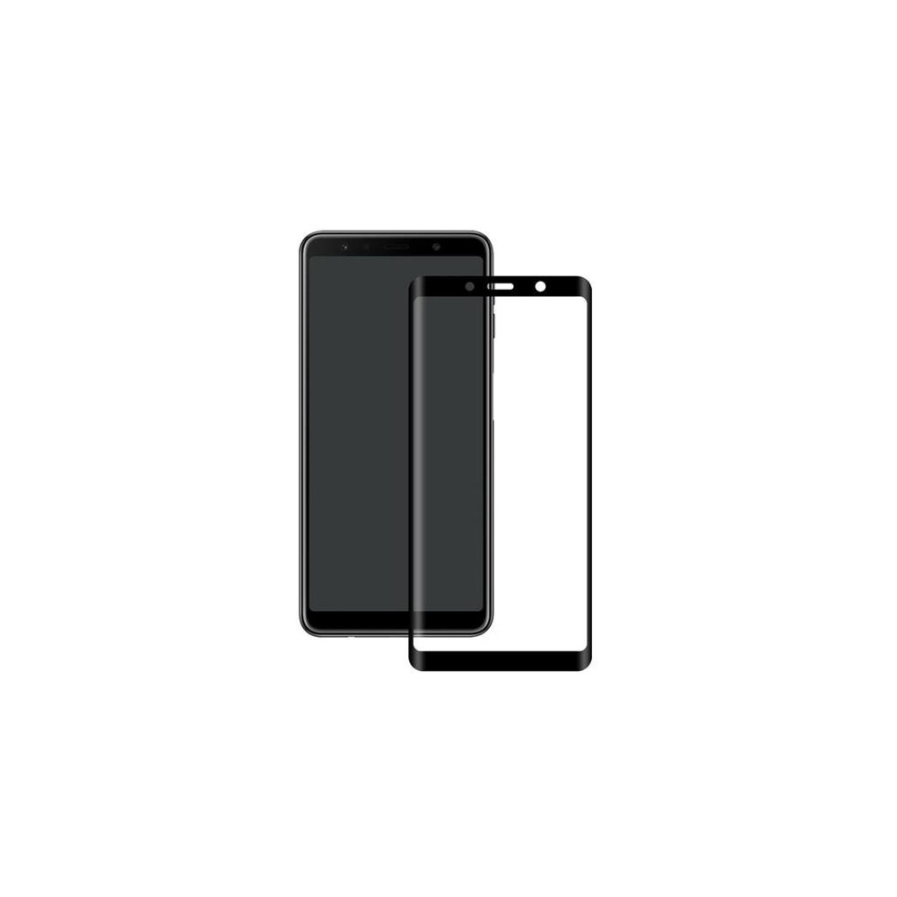 Eiger Samsung Galaxy A9 (2018) Vollbild 3D Panzer Glas Display Schutzfolie mit Rahmen Schwarz (EGSP00346)