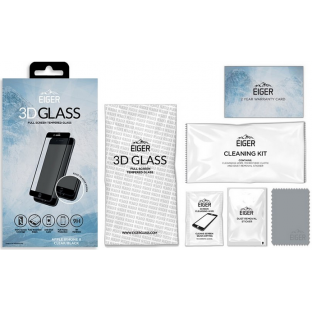 Eiger iPhone SE (2020) / 8 / 7 / 6S / 6 3D Armored Glass Protector Film con cornice nera (EGSP00124)