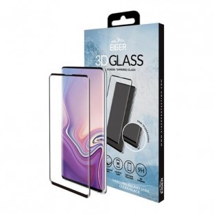 Eiger Samsung Galaxy S10e Full Screen 3D Armor Glass Display Protector Film with Frame Black (EGSP00351)