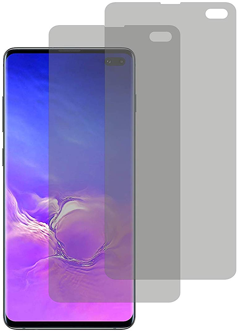 Image of 2er Set Crocfol Samsung Galaxy S10 Plus Flüssig Glas Display Schutzfolie Transparent (DF4950-CF)