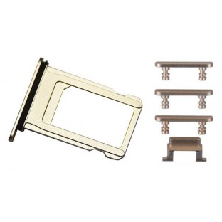 iPhone 7 Sim Tray Card Slider Adapter Set Oro (A1660, A1778, A1779, A1780)