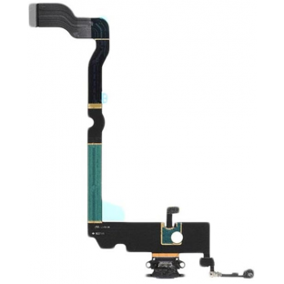 iPhone Xs Max Dock Connector Lightning Port Flex Cable nero (A1921, A2101, A2102, A2104)