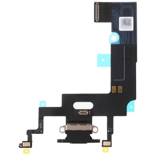 iPhone Xr Dock Connector Lightning Port Flex Cable nero (A1984, A2105, A2106, A2107)