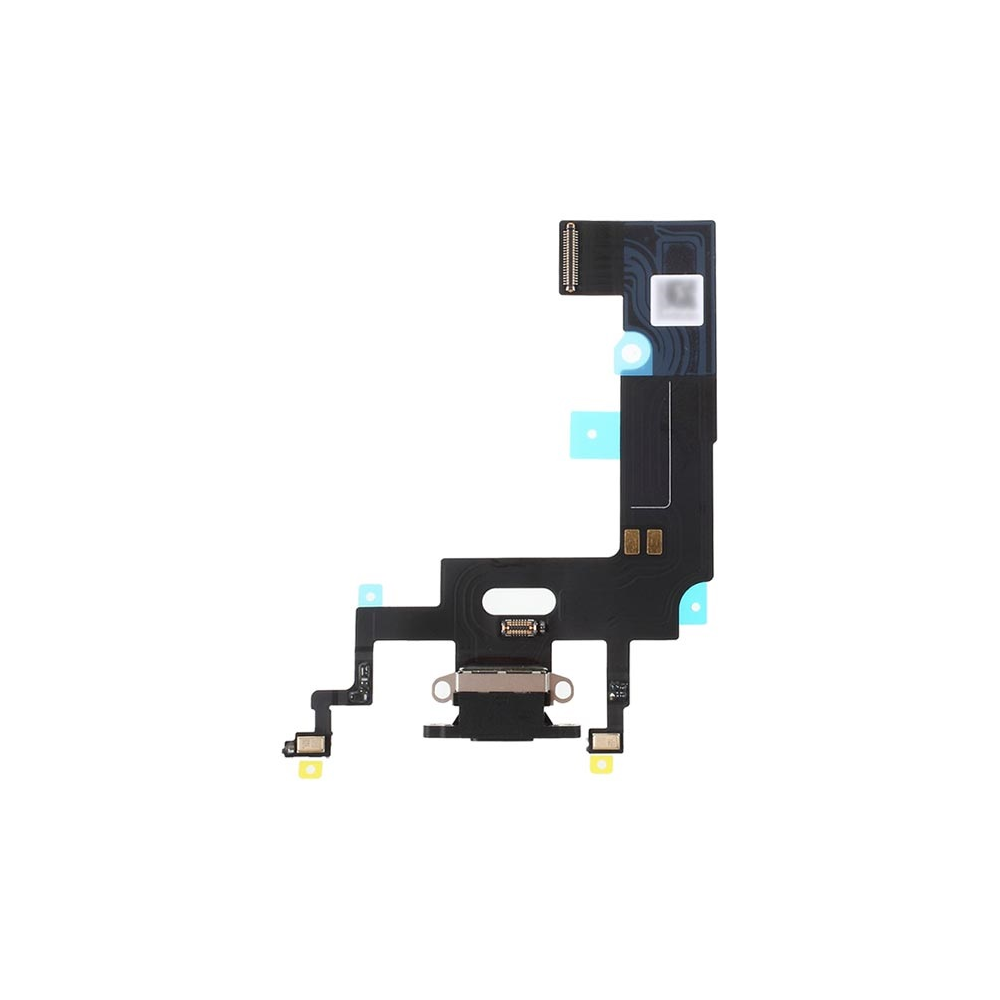 iPhone Xr Dock Connector Lightning Charging Port Flex Cable Black (A1984, A2105, A2106, A2107)