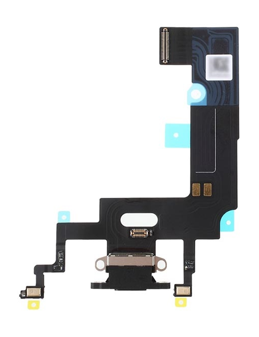 iPhone Xr Dock Connector Lightning Port Flex Cable nero (A1984, A2105, A2106, A2107)