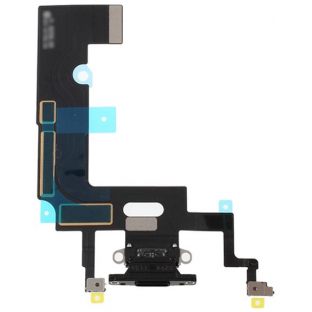 iPhone Xr Dock Connector Lightning Charging Port Flex Cable Black (A1984, A2105, A2106, A2107)