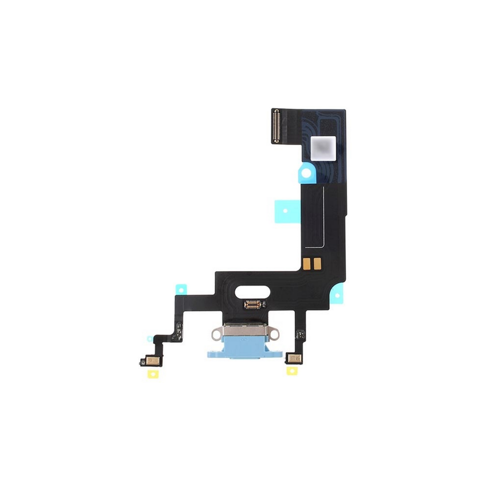 câble flexible pour port de charge Lightning pour connecteur de dock iPhone Xr bleu (A1984, A2105, A2106, A2107)