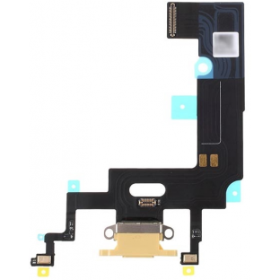 iPhone Xr Dock Connector Lightning Charging Port Flex Cable Yellow (A1984, A2105, A2106, A2107)