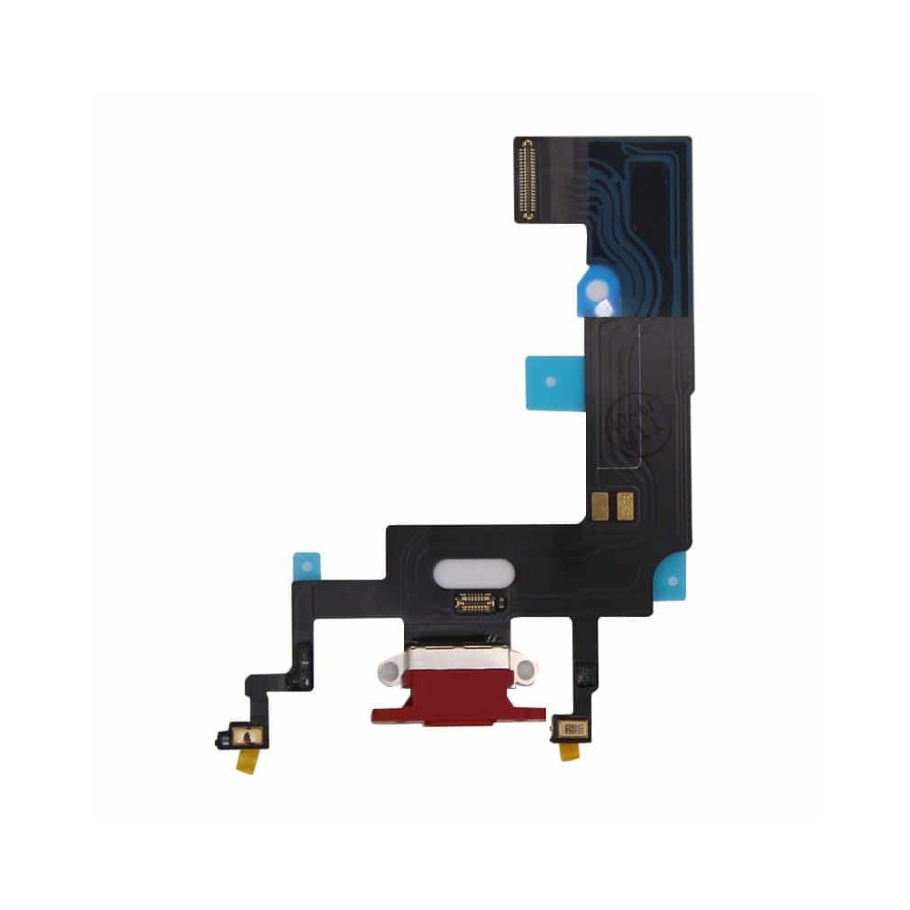 iPhone Xr Dock Connector Lightning Charging Port Flex Cable Red (A1984, A2105, A2106, A2107)