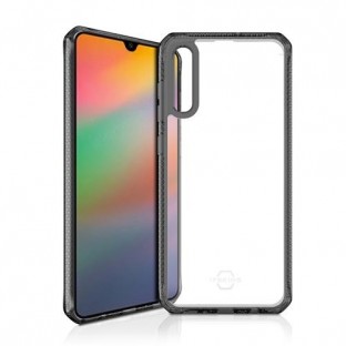 ITSkins Samsung Galaxy A70 Hybrid Clear Protection Hardcase Cover (Drop Protection 2 meters) Transparent / Black (SG07-HBMKC-BKT