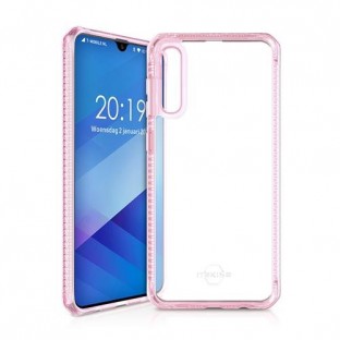 ITSkins Samsung Galaxy A50 Hybrid MKII Protection Hardcase Cover (Drop Protection 2 meters) Transparent / Pink (SG05-HBMKC-LKTR)