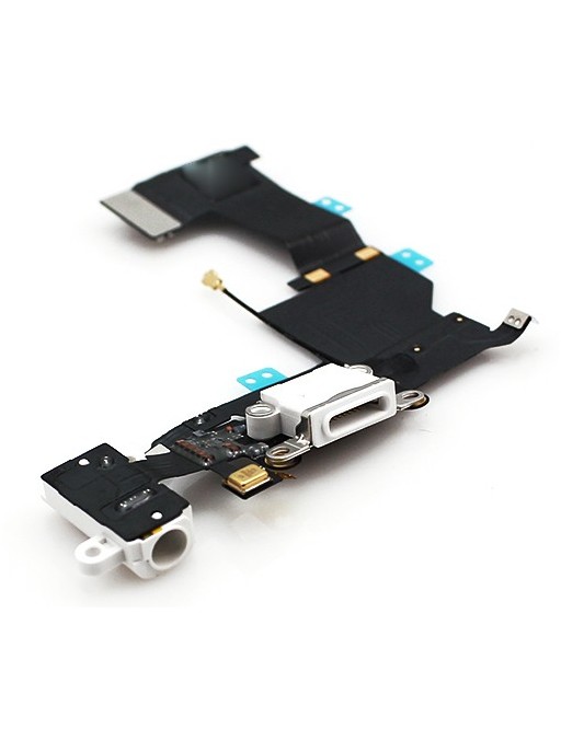 iPhone 5S Jack di ricarica / connettore Lightning bianco (A1453, A1457, A1518, A1528, A1530, A1533)