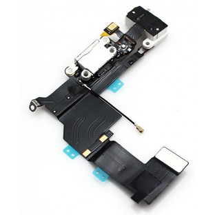 iPhone 5S Jack di ricarica / connettore Lightning bianco (A1453, A1457, A1518, A1528, A1530, A1533)