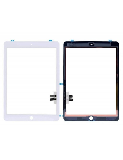 digitateur en verre pour écran tactile de l'iPad 9.7 (2018) Blanc (A1893, A1954)
