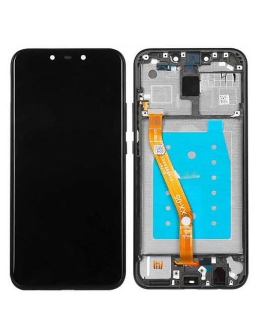 Huawei Mate 20 Lite LCD Digitizer Ersatzdisplay + Rahmen Vormontiert Schwarz