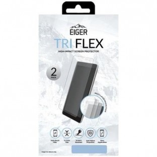Eiger Apple iPhone SE2020, 8, 7, 6S, 6 Display Glass (confezione da 2) "Tri Flex High-Impact clear" (EGSP00611)